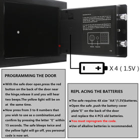 Yuanshikj safe emergency keys provide faster access.