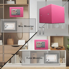 The Yuanshikj safe interior layout shows compact storage space.