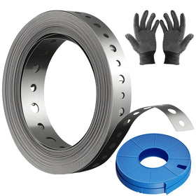 Yucime pipe strap 3/4 in roll offers durable support for pipes in walls and ceilings.