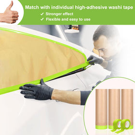 Yudahgan 18in x 50ft masking tape set for clean lines and reliable adhesion