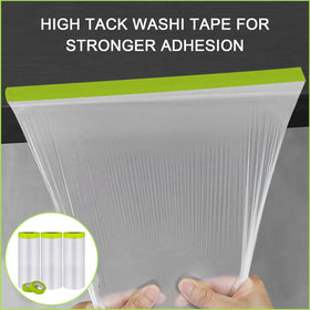 Yudahgan automotive painting setup protects nearby areas during work.