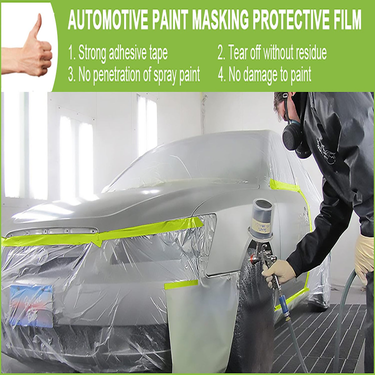 Yudahgan easy-tear film edge for precise masking.