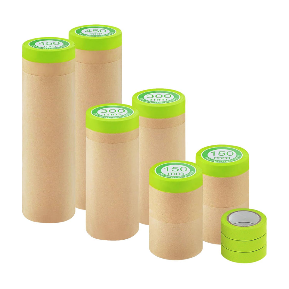 Yudahgan paint masking paper 18in roll protects car panels with sharp lines