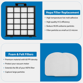 YUEFENG felt filters 4-pack adds debris protection for Shark AZ4000 series