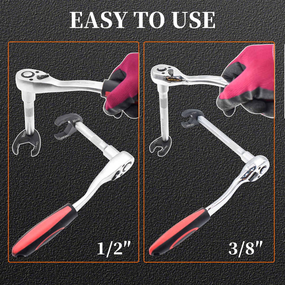 Yuesstloo 6-point crowfoot wrenches improve grip on stubborn fasteners