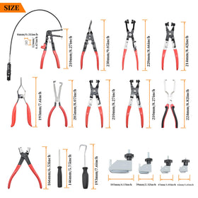 Yuesstloo cross-slotted jaw pliers grip clamps securely