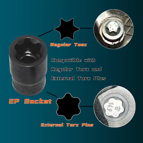Yuesstloo 1/2-inch drive assembly enables heavy-duty use with impact tools.