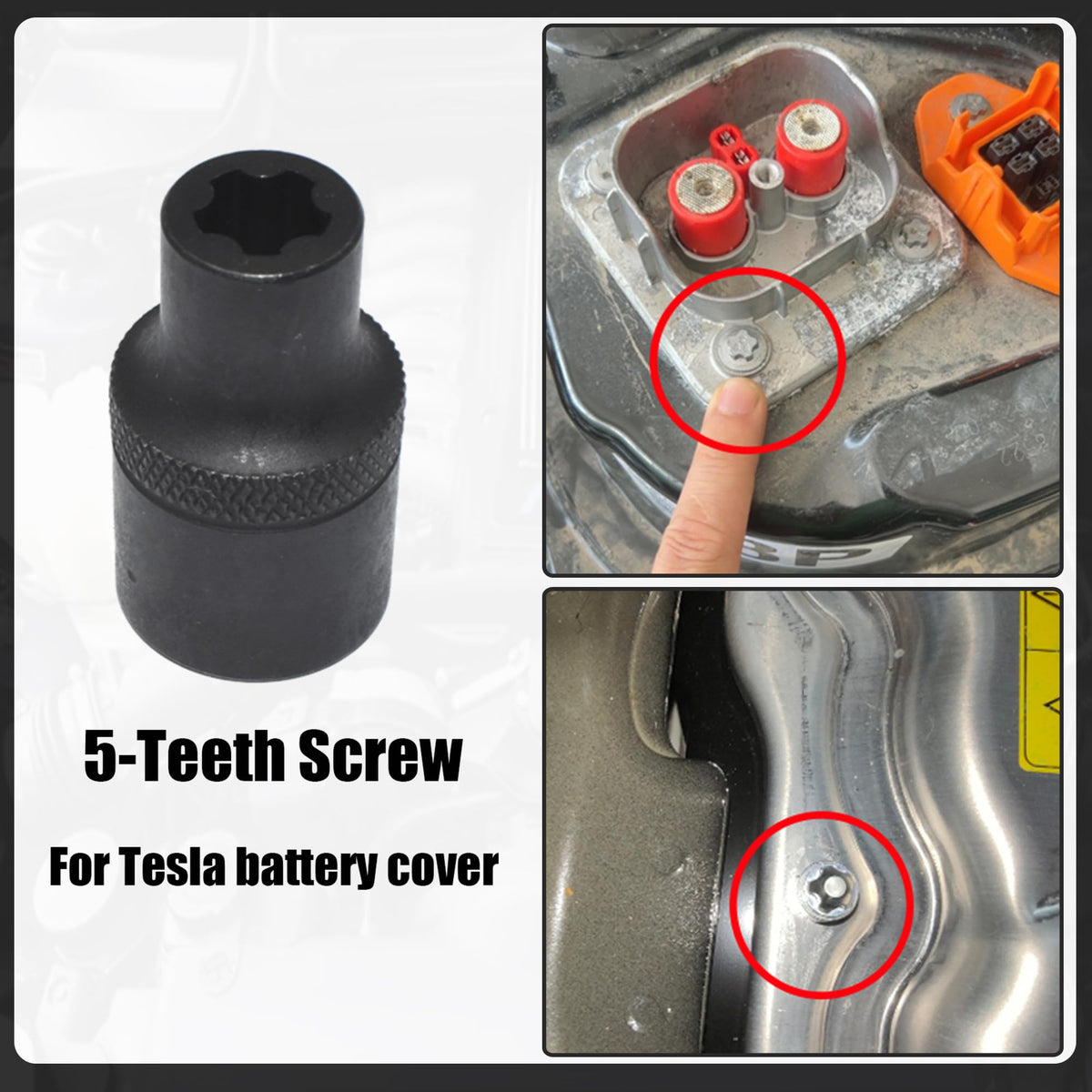 Yuesstloo gloves included for better grip during stubborn fastener work.