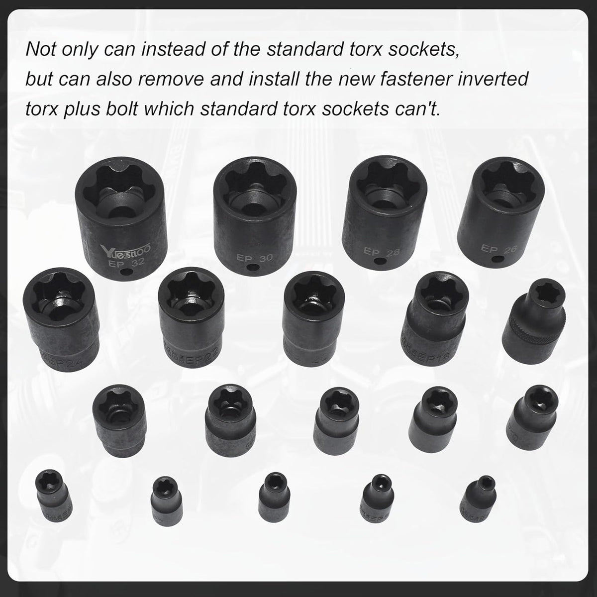 Yuesstloo Torx Plus 1/4-inch drive drawer for small bolts.