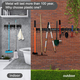 YueTong metal backboard closeup shows sturdy wall-mount construction