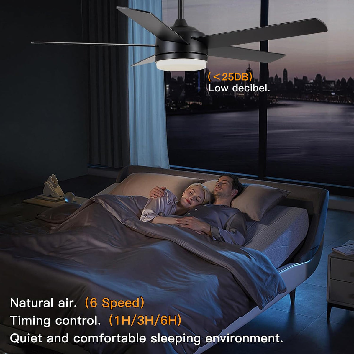 YUHAO ETL listed ceiling fan ensures safe indoor use