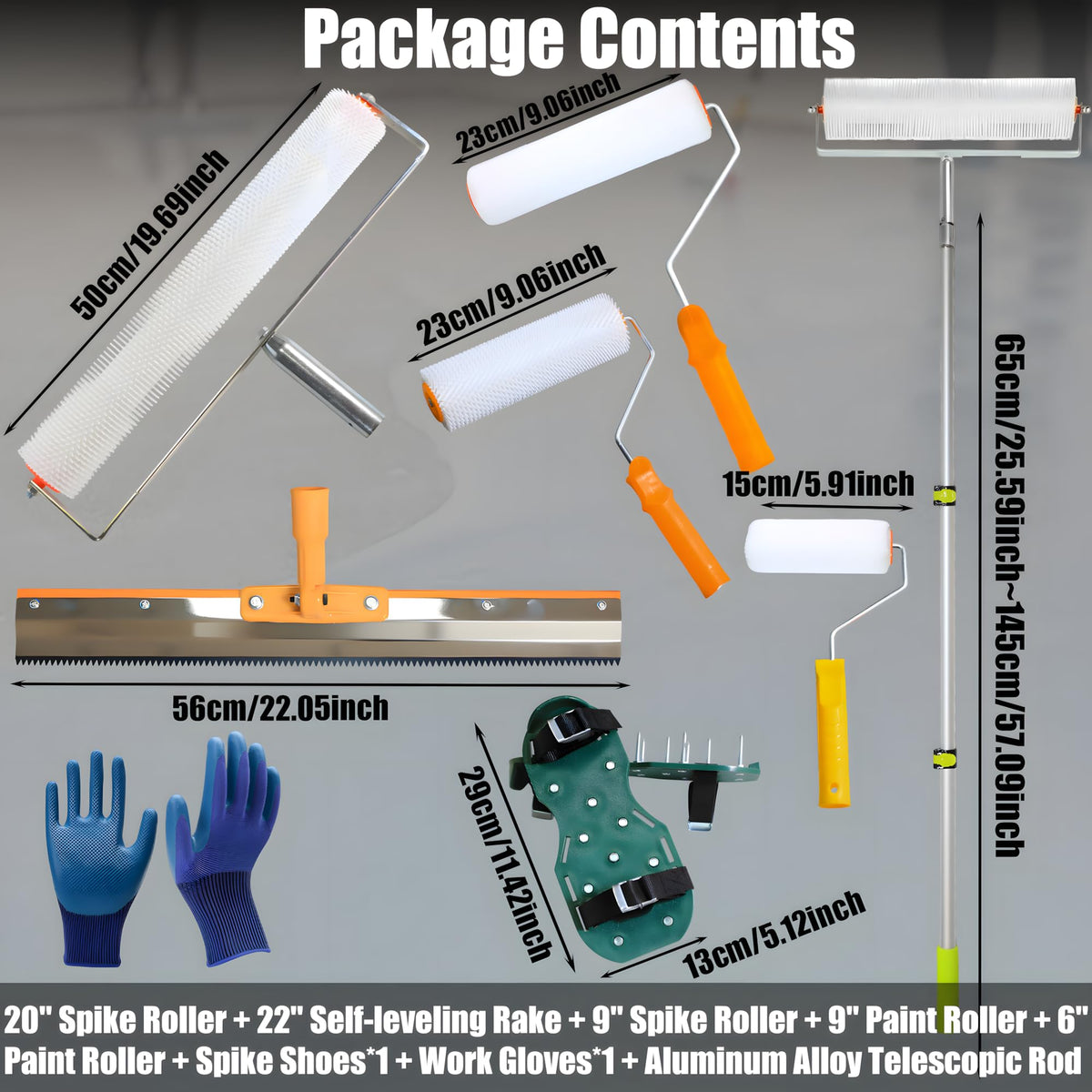 YUHSYWL high-density paint rollers 9 and 6 inch ensure even paint release