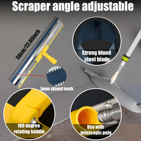 YUHSYWL spiked roller 9-inch enables precise surface compaction on small areas