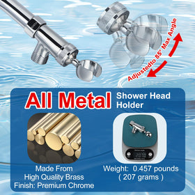 YUHX adjustable brass arm mount enabling easy handheld positioning
