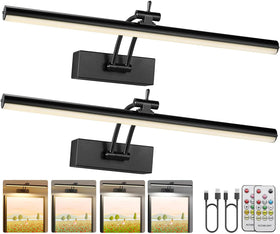 Yuichoy picture light with angled head for precise artwork illumination