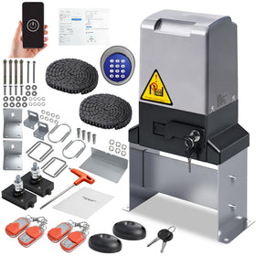 YUKGAMS 4400lbs gate opener kit with robust build for heavy gates