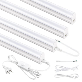 YULINKCO 4FT LED shop light panel front for bright garage illumination
