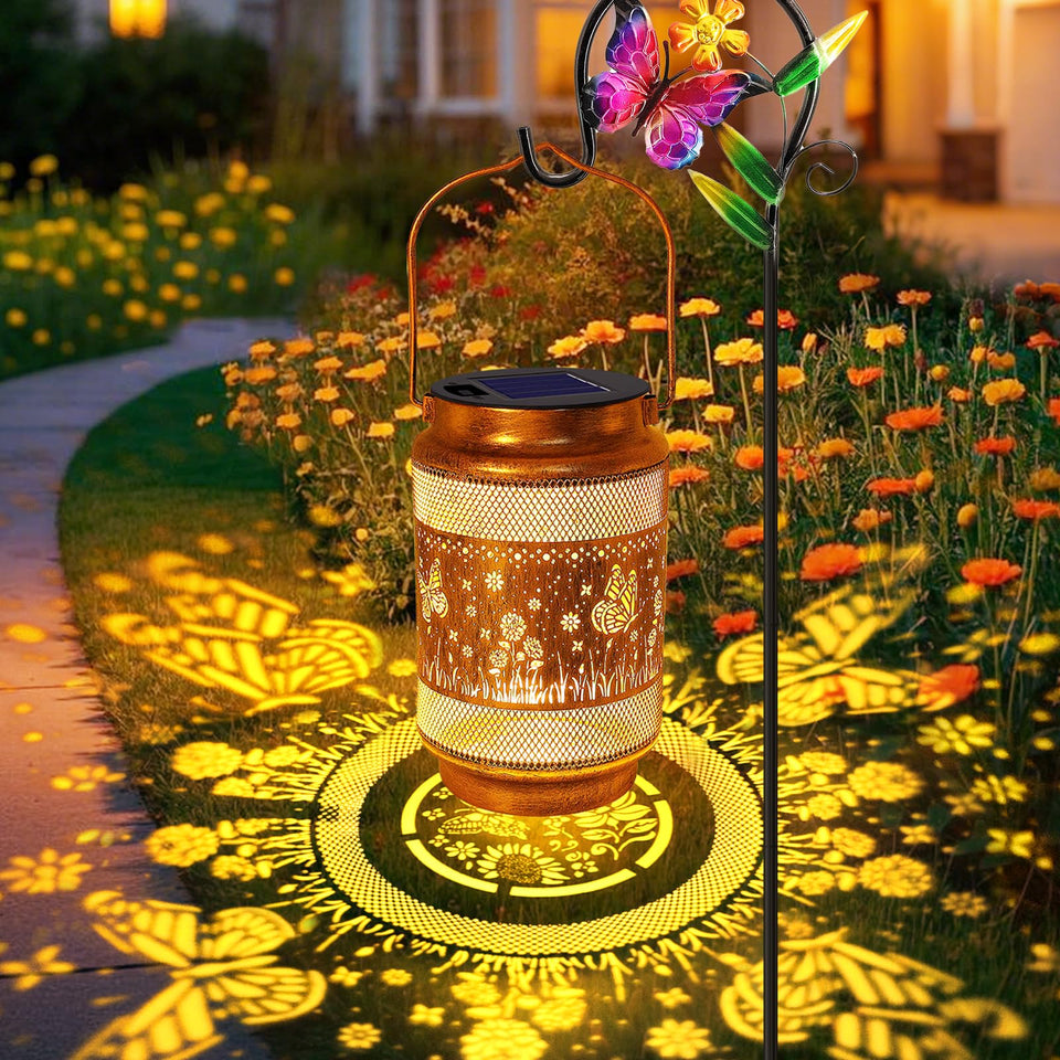 Yulloyello butterfly lantern outdoor glow for garden spaces.