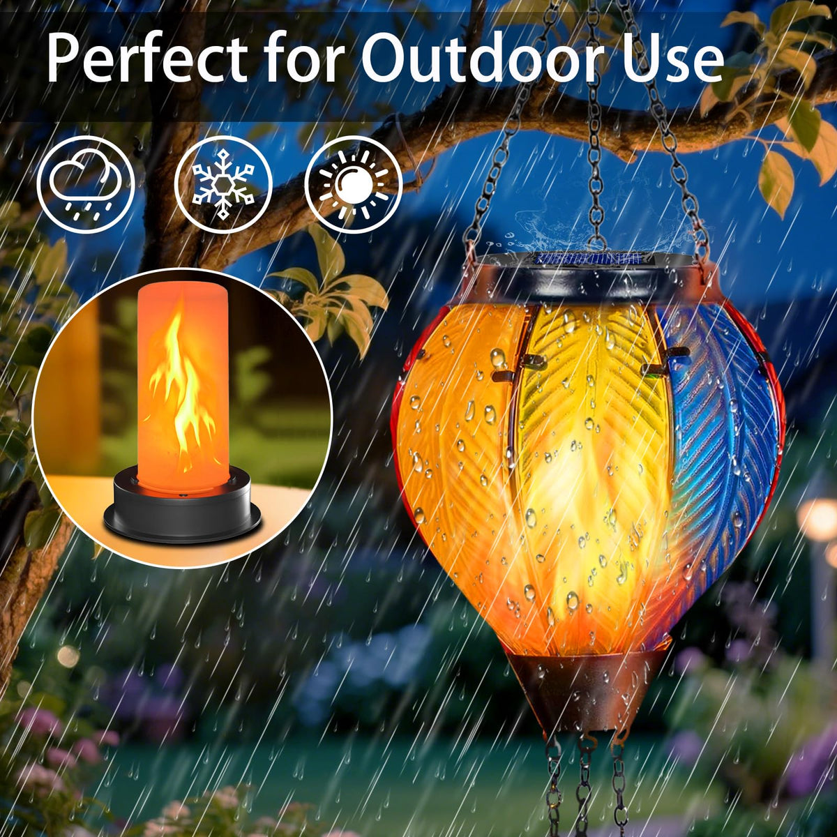 Yulloyello easy installation for dusk-to-dawn lantern lighting.