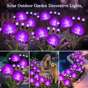Yulloyello easy-installation solar lights require no tools for setup.