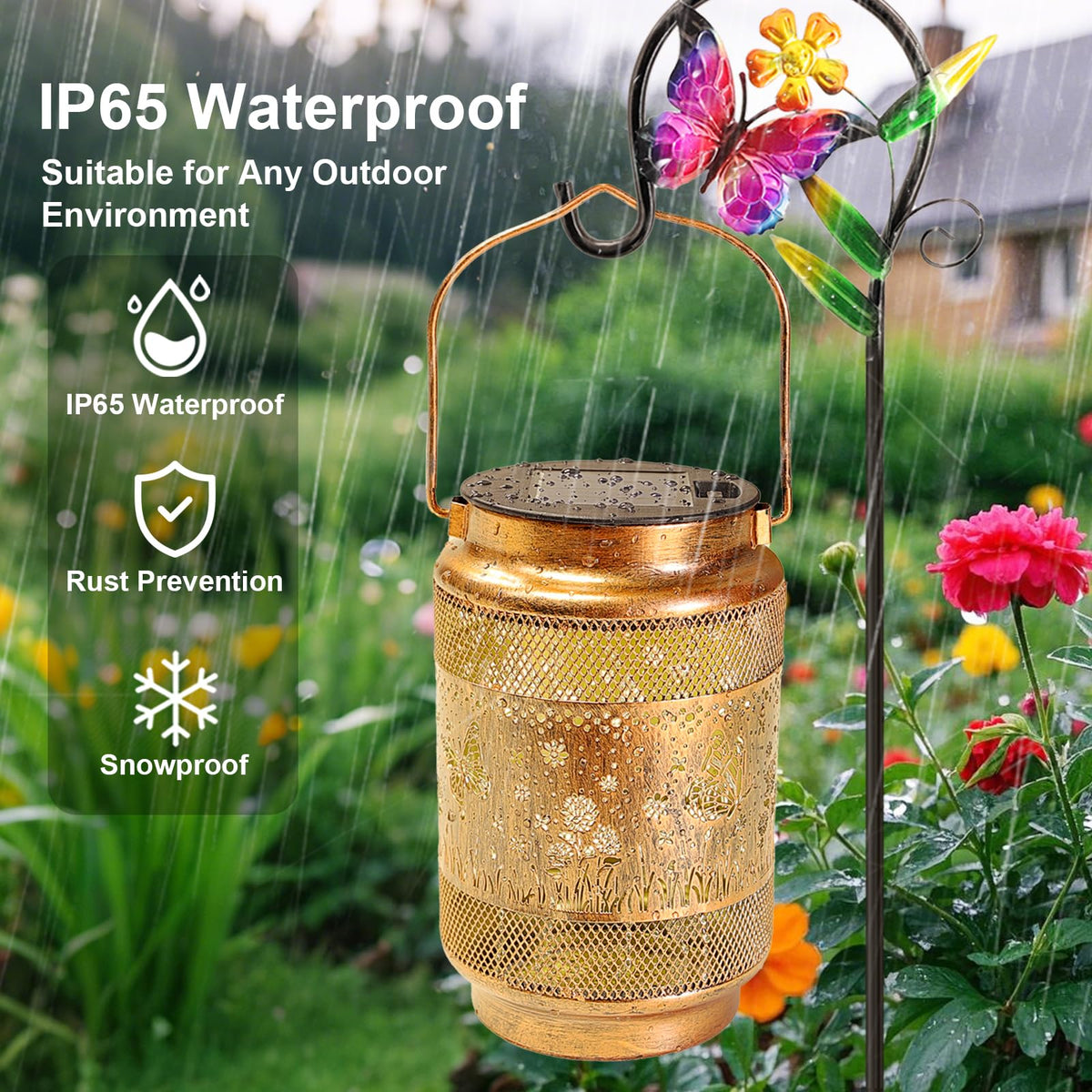 Yulloyello solar lantern makes a thoughtful gift for garden lovers.