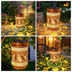 Yulloyello hummingbird lantern IP65 waterproof and rust-resistant for year-round use.