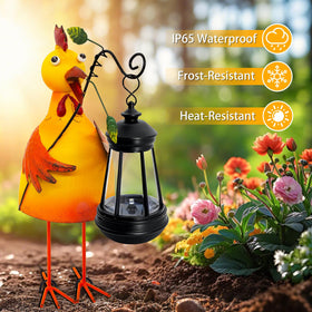 Yulloyello patio yard chicken light creates inviting pathways after dusk.