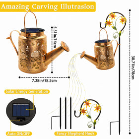 Yulloyello sunflower solar garden light adds warm glow to outdoor decor.