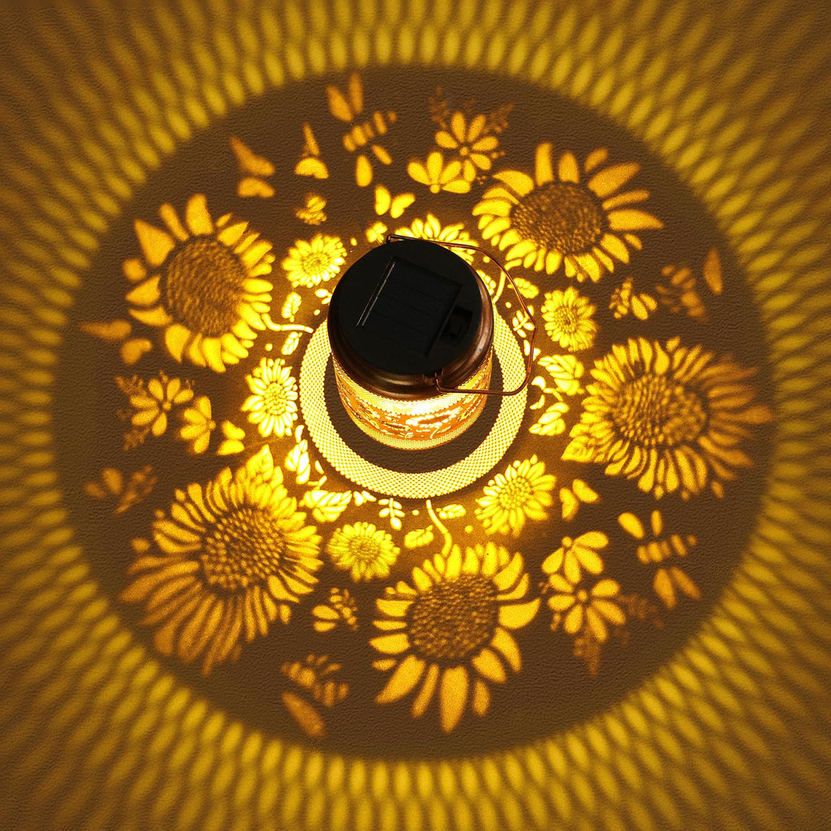 Yulloyello sunflower lantern makes a thoughtful gift for gardeners.