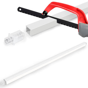 YullSorom 24-inch towel bar close-up reveals spring-loaded ends for quick replacements.