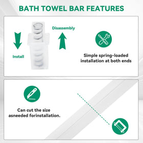 YullSorom white finish resists scratches and looks modern in any bathroom.