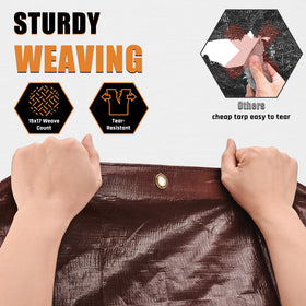 Yumatum premium polyethylene material resists tears and sun exposure.