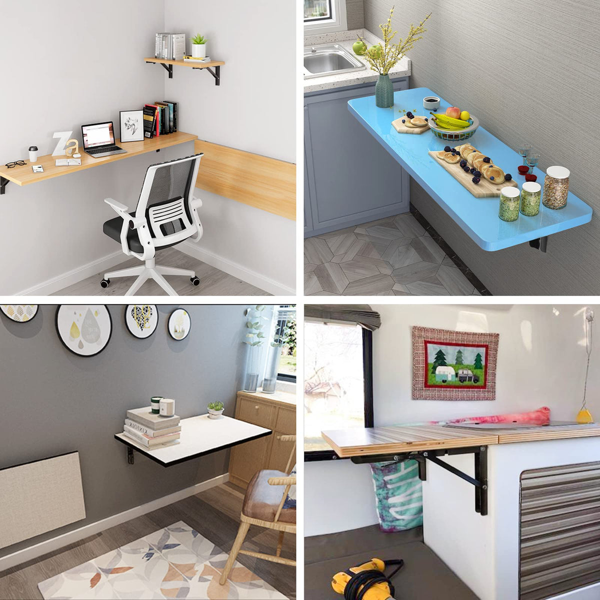YUMORE foldable shelf system aids space-saving storage operations.