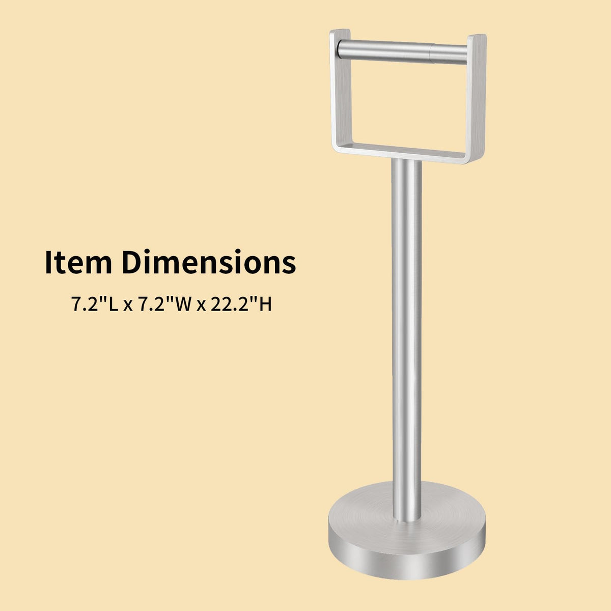 YUMORE brushed nickel finish blends with chrome fixtures for a cohesive look.