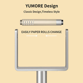 YUMORE brushed nickel finish adds a sleek, modern touch to any bathroom.
