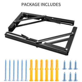 YUMORE countertop-mounted bracket extends surface for pull-out use.