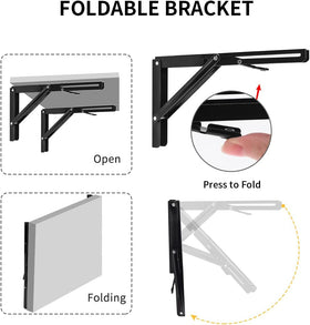 YUMORE folding hinge in action with 90-degree lock
