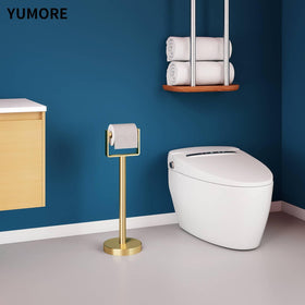 YUMORE gold finish adds elegant style to any bathroom.