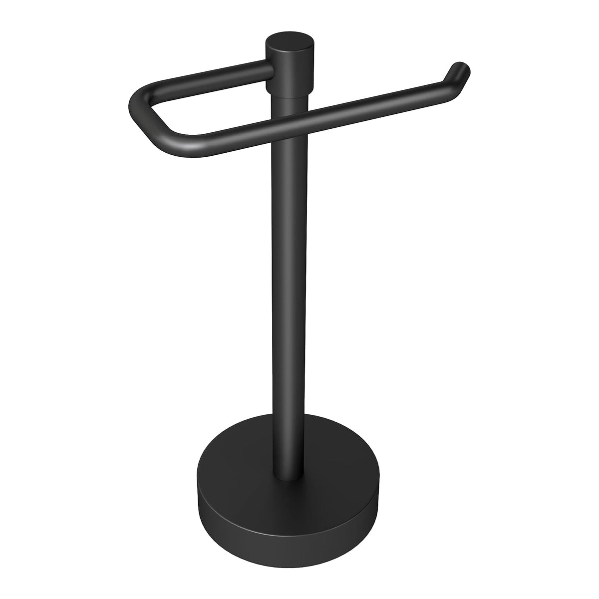 YUMORE hand towel holder stand base shows a stable, tipping-resistant design for busy countertops.