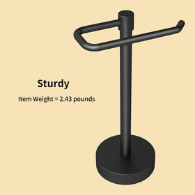 YUMORE hand towel holder stand bathroom and kitchen decor combines function with sleek look.