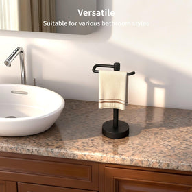 YUMORE hand towel holder stand rv-friendly size fits compact spaces.
