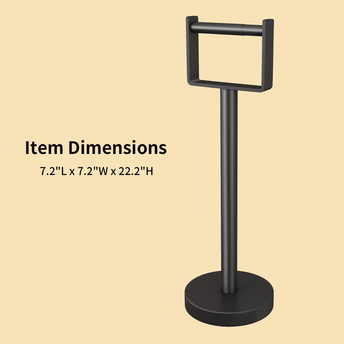 YUMORE weighted base supports stable positioning on various floor surfaces.