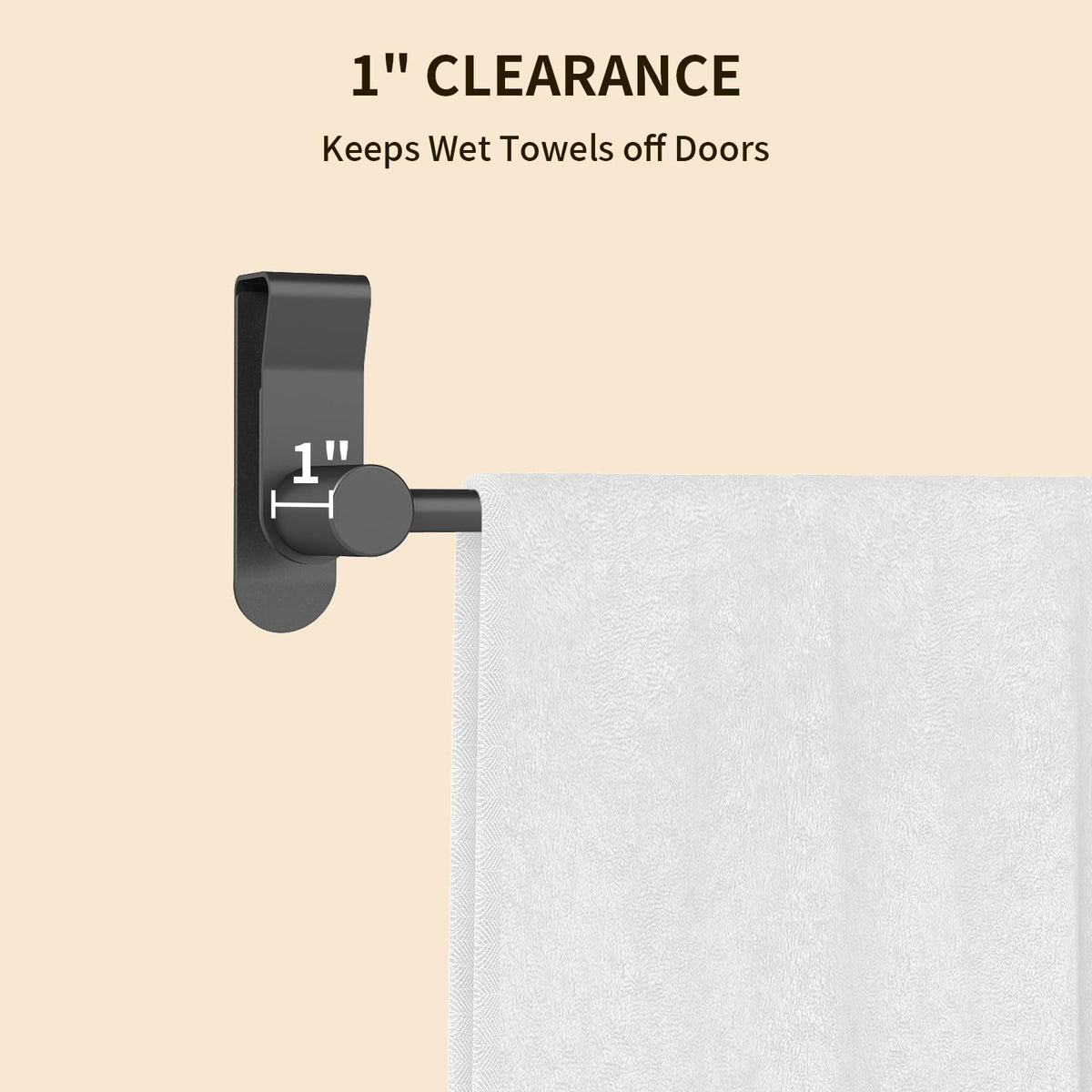 YUMORE two-pack offers versatile organization for towels in any room