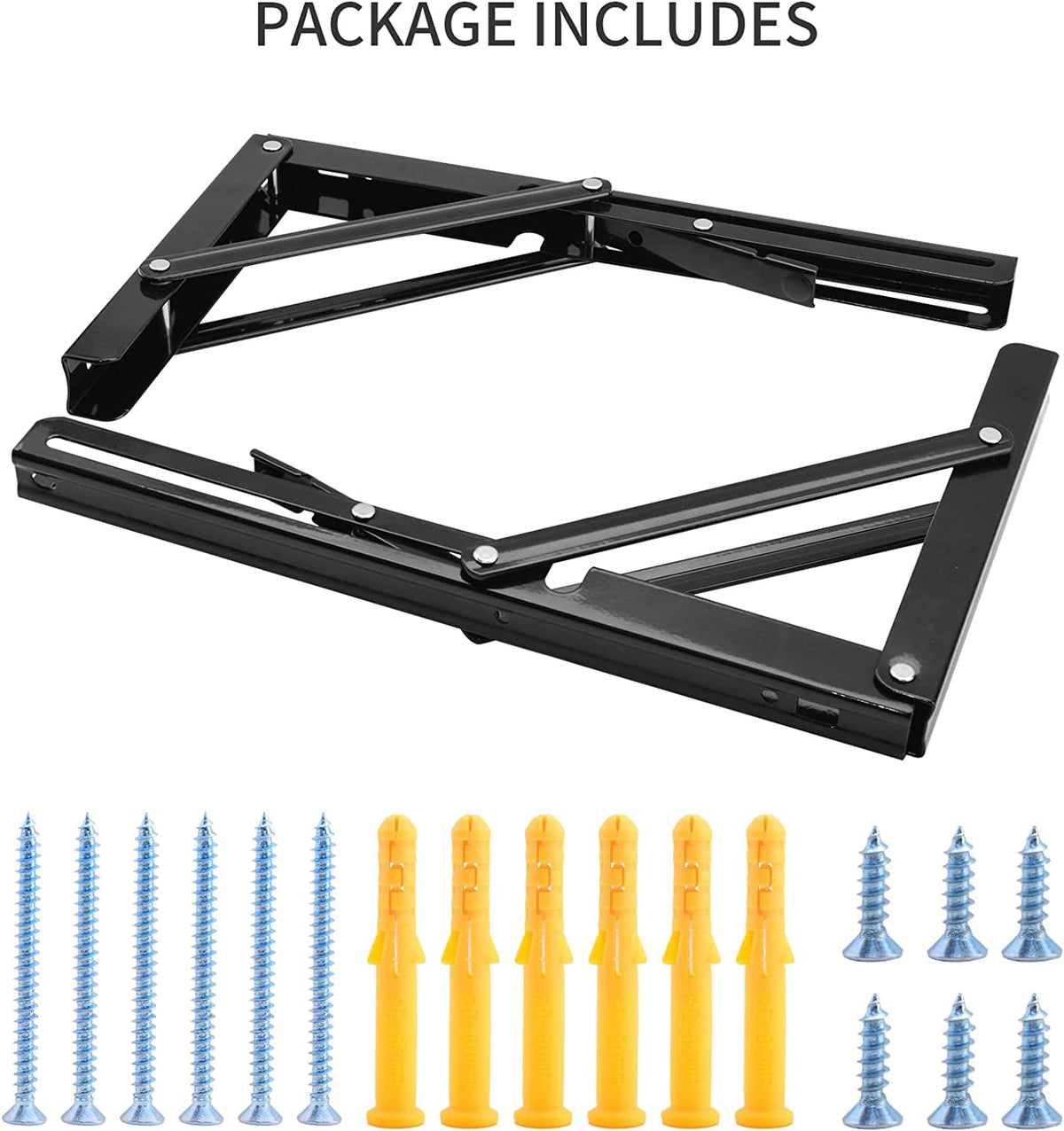 YUMORE pack of two folding brackets for DIY projects