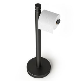 YUMORE toilet paper stand with stable base supports on uneven floors