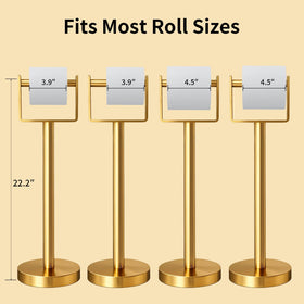 YUMORE fits all standard and jumbo toilet paper rolls.