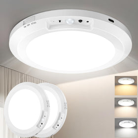 Yunaking ceiling light with magnetic mount, easy two-pack installation and flexible placement.