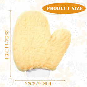 Yungyan paint mitt gloves with thumb for reaching curved surfaces.