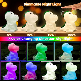 YunLone kids night light in seven colors suitable for nursery mood lighting.