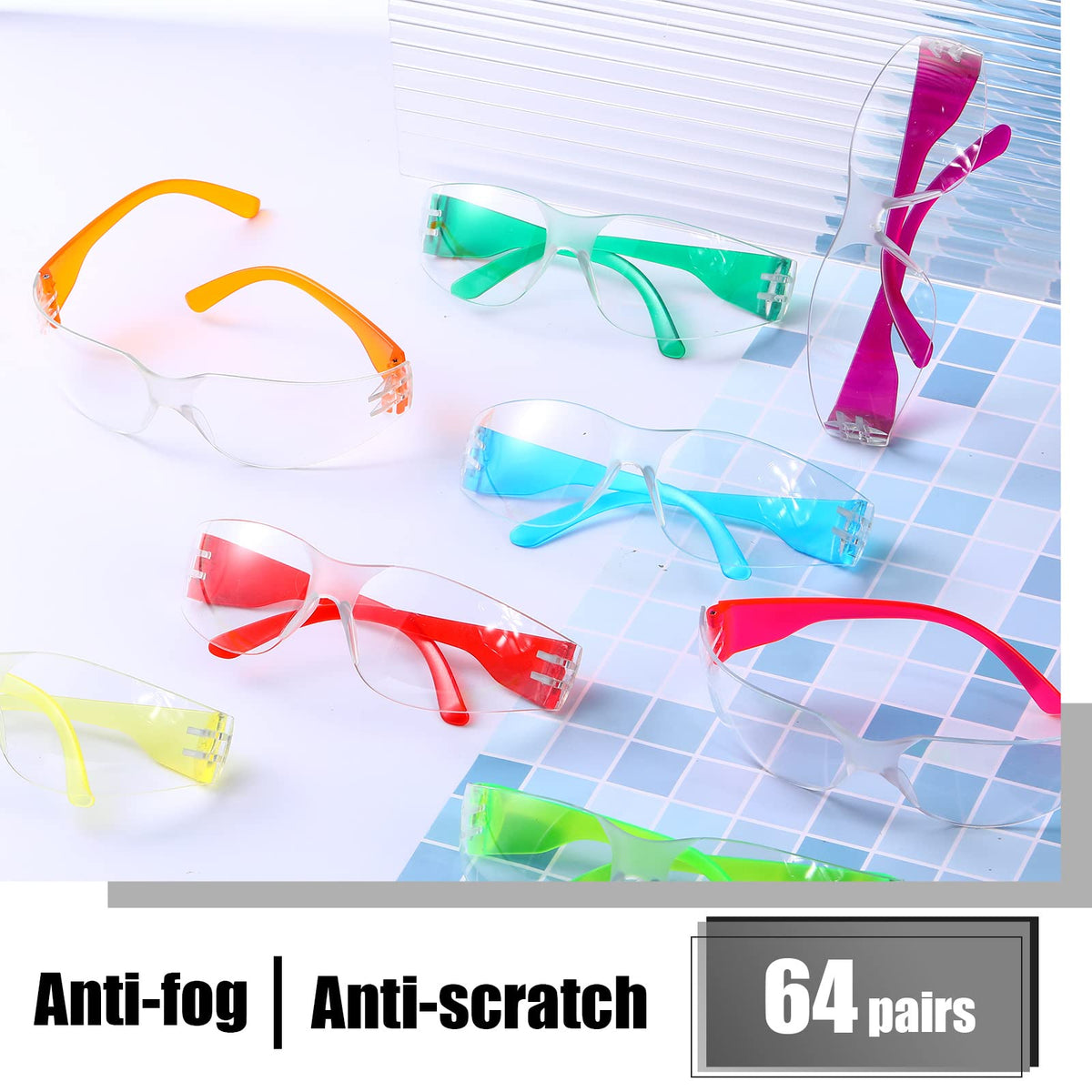 Yunsailing anti-fog clear lens resists condensation in damp environments.
